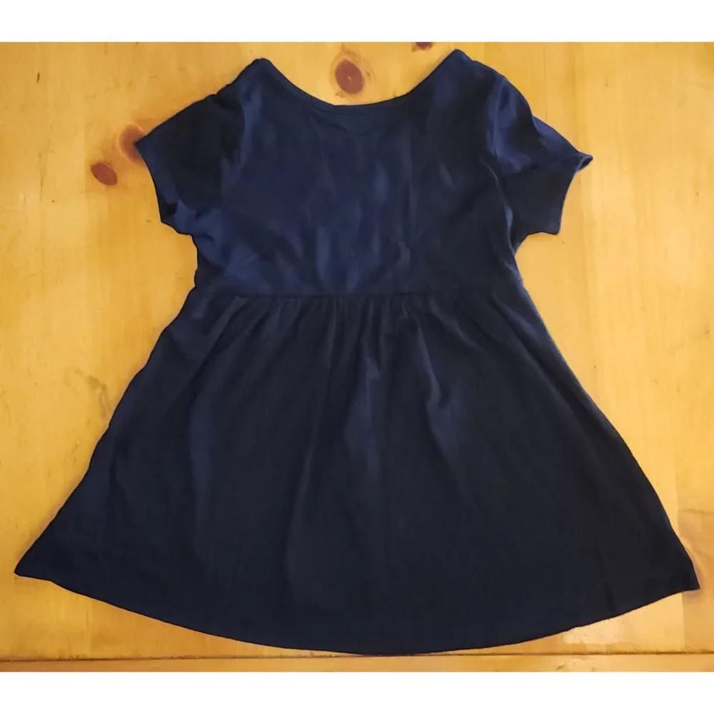 Girl's The Children's Place Black Babydoll Dress Size 5T T-Shirt Dress - Picture 2 of 4